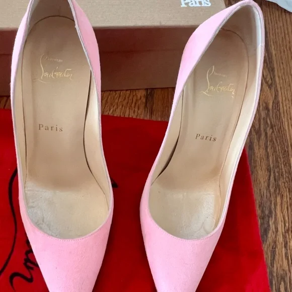 Christian Louboutin Decoltish 100 suede dolly - Picture 5 of 6